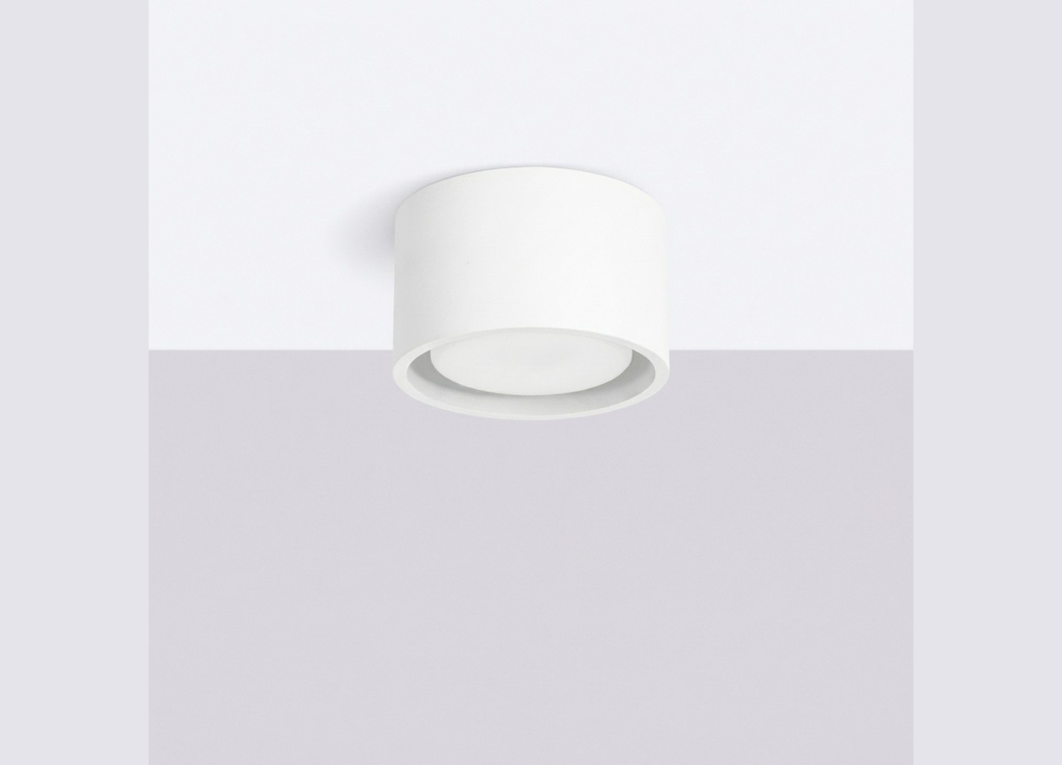 Plafonnier MODO 1 blanc GX53 – vue complémentaire 2