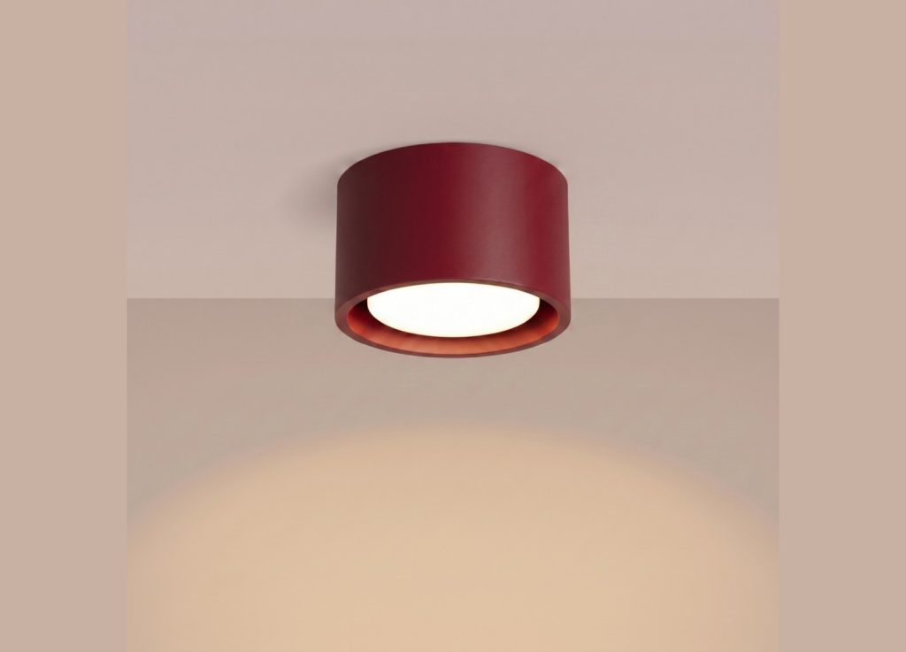 Plafonnier MODO 1 bordeaux GX53 – vue complémentaire 3