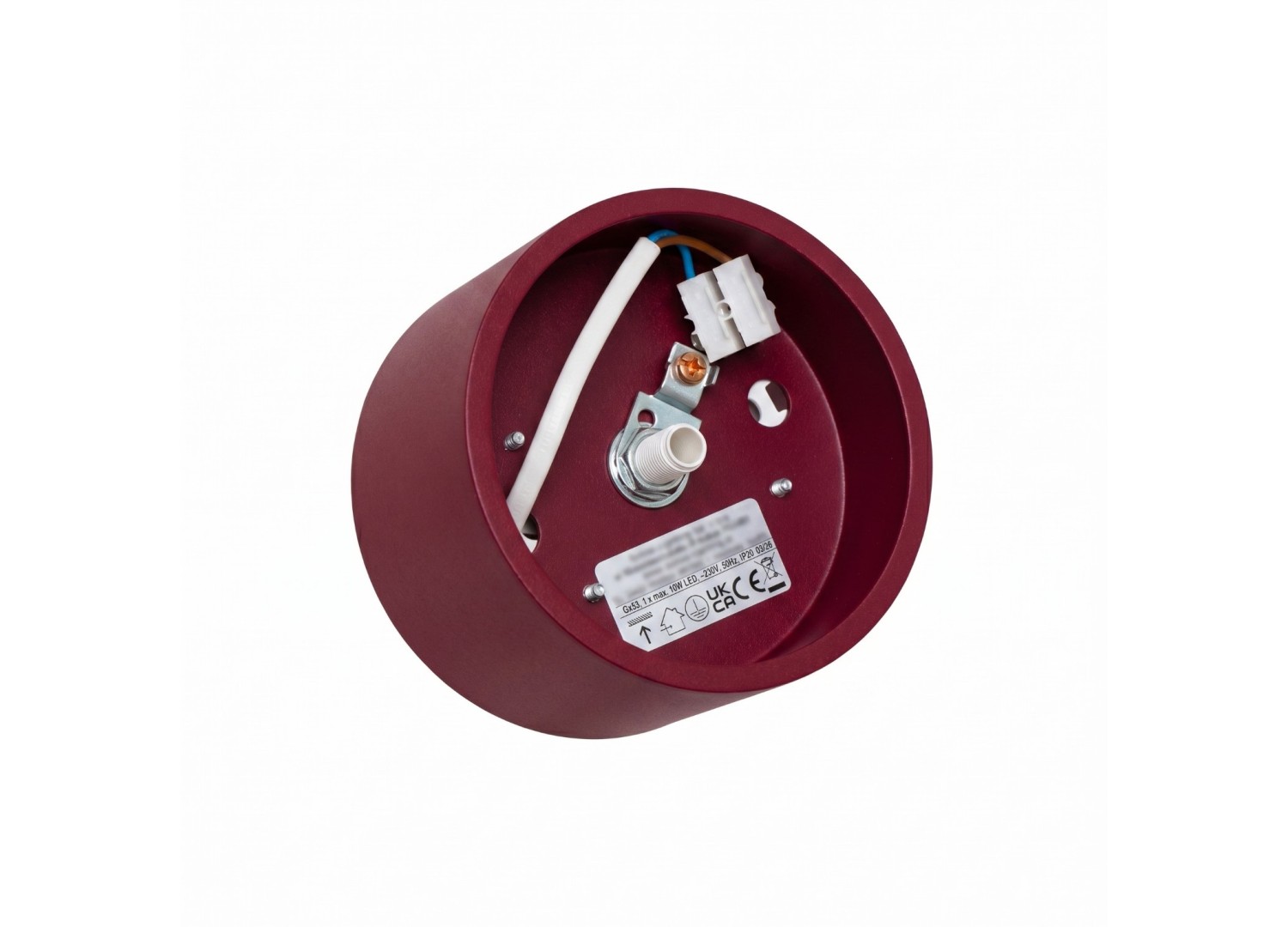 Plafonnier MODO 1 bordeaux GX53 – vue complémentaire 7