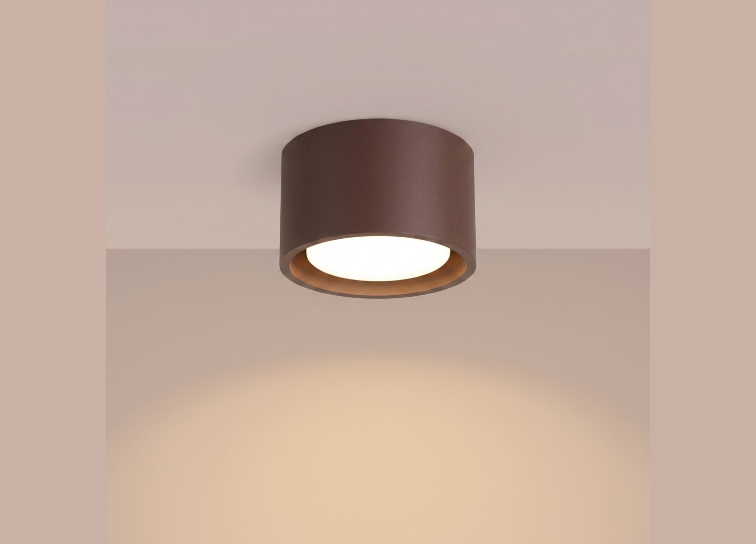 Plafonnier MODO 1 brun GX53 – vue complémentaire 3