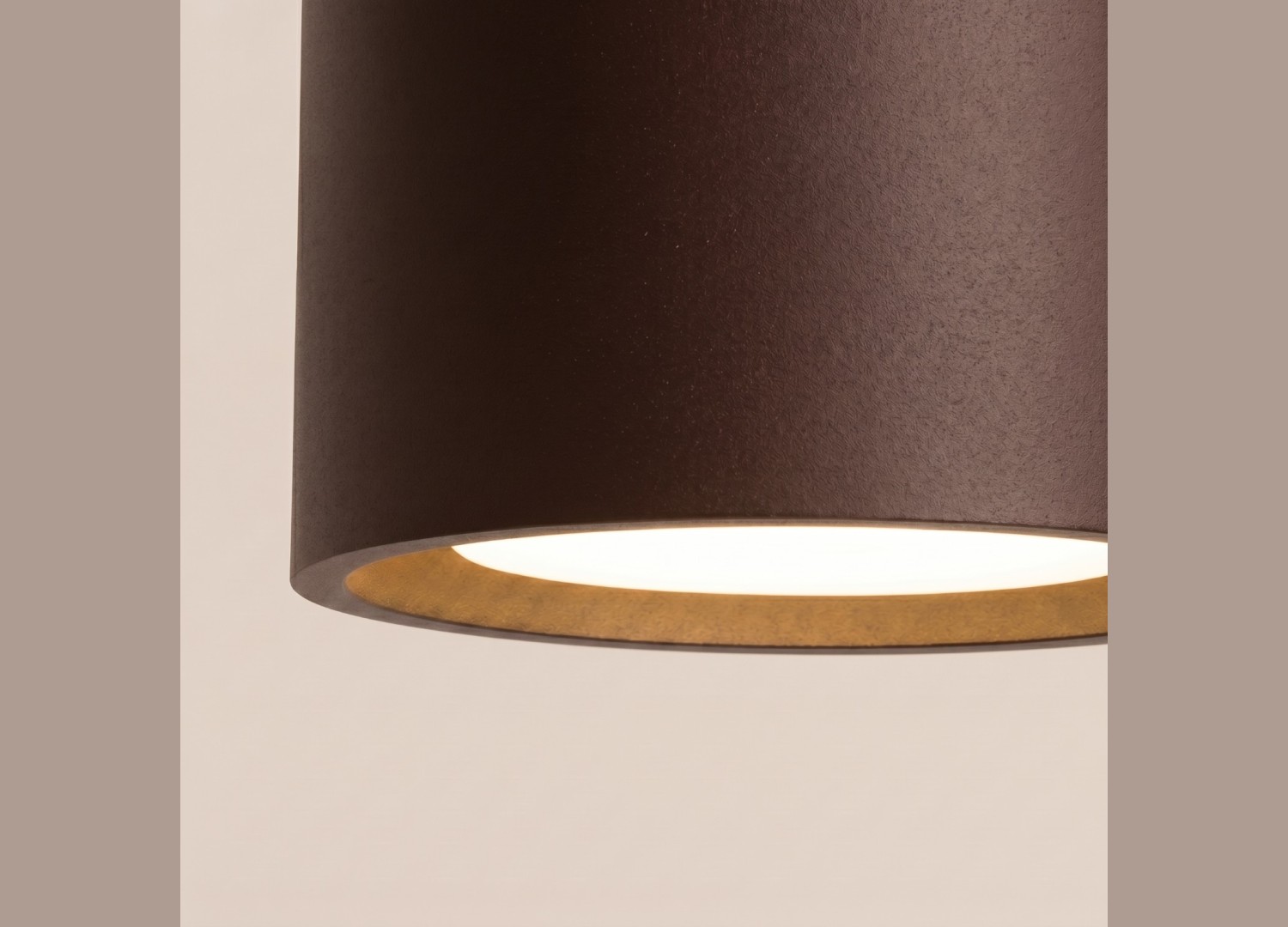 Plafonnier MODO 1 brun GX53 – vue complémentaire 4