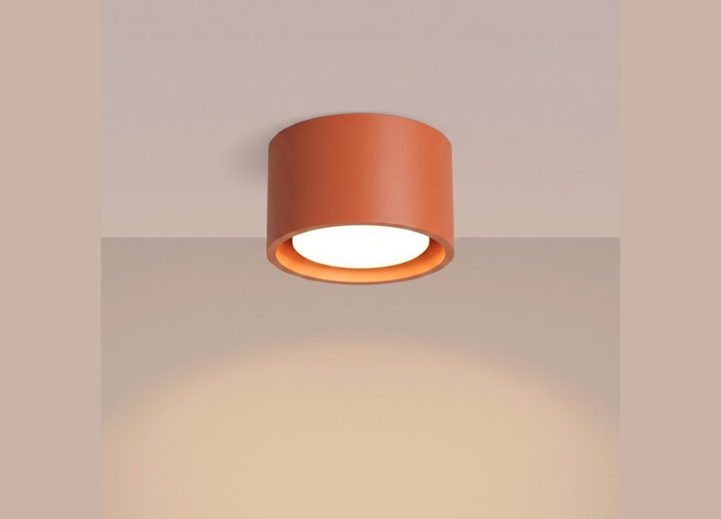 Plafonnier MODO 1 ocre rouge GX53 – vue complémentaire 3
