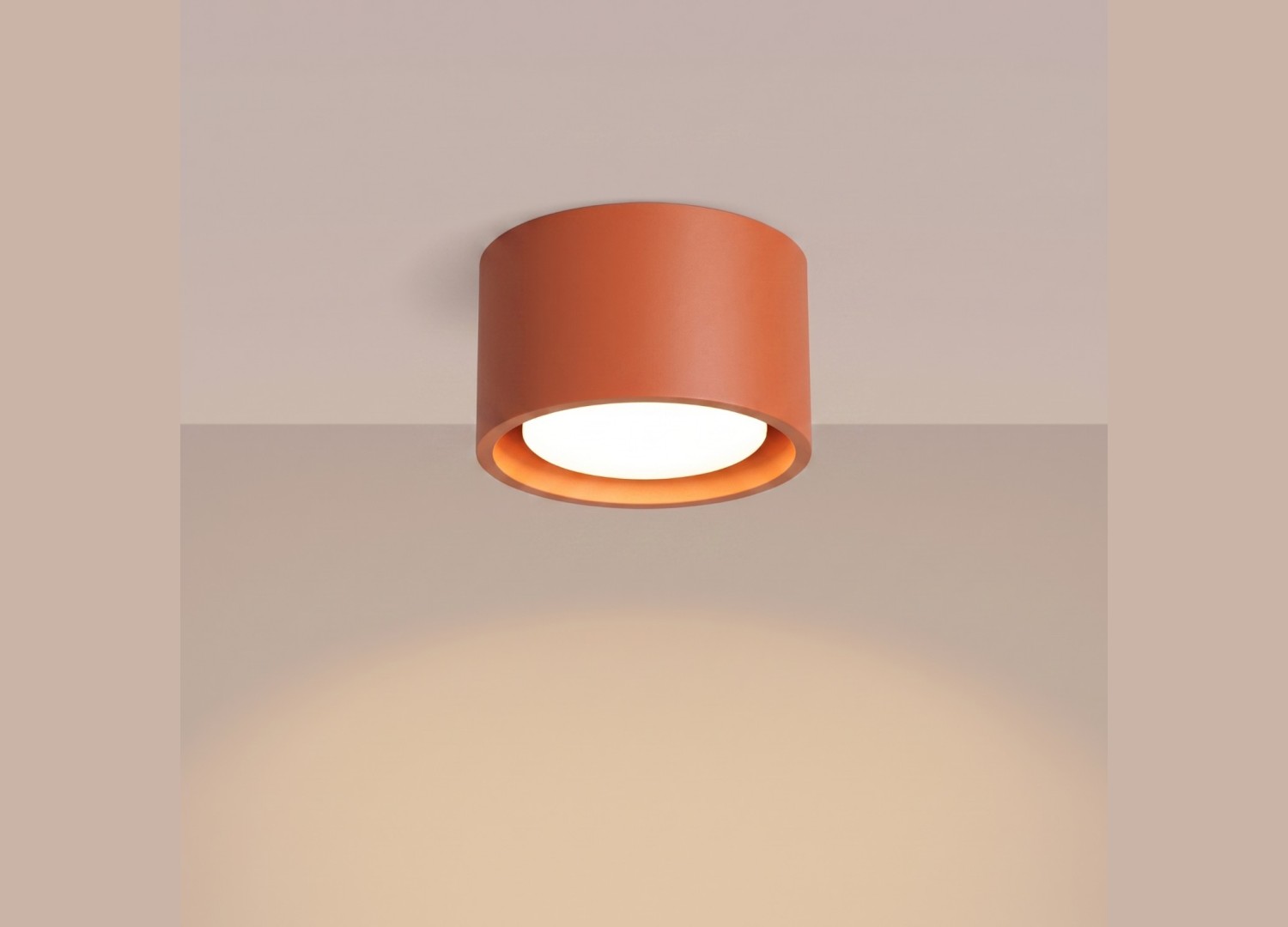 Plafonnier MODO 1 ocre rouge GX53 – vue complémentaire 3