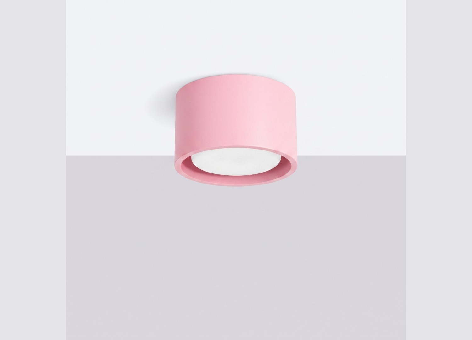 Plafonnier MODO 1 rose GX53 – vue complémentaire 2