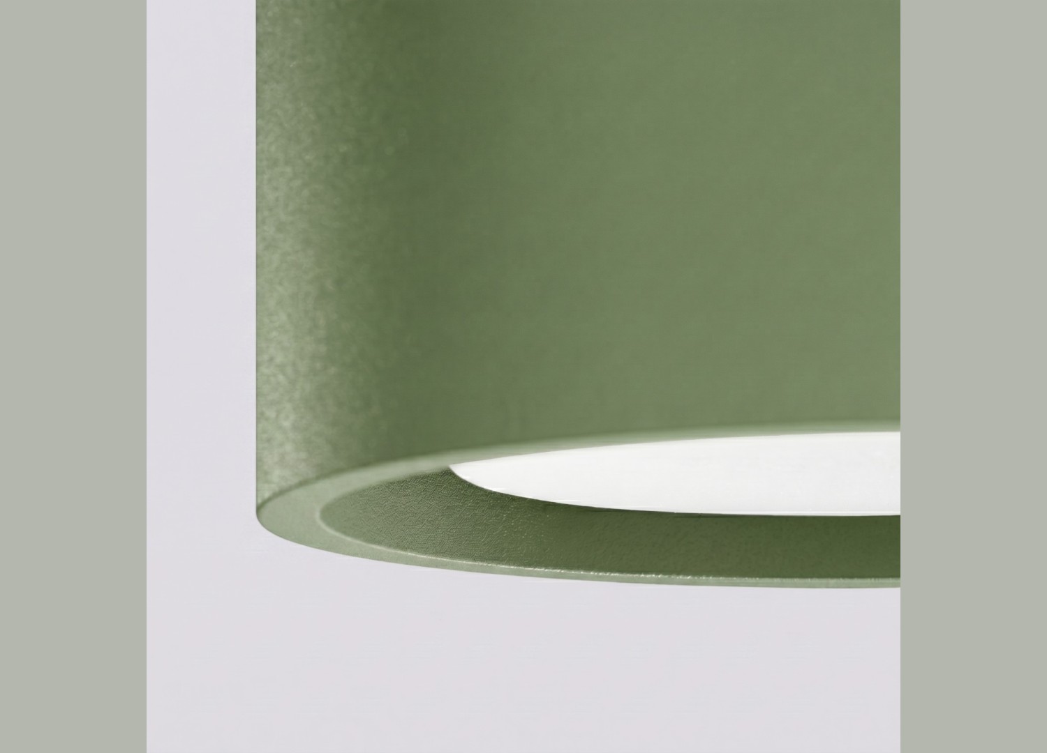 Plafonnier MODO 1 vert olive GX53 – vue complémentaire 5