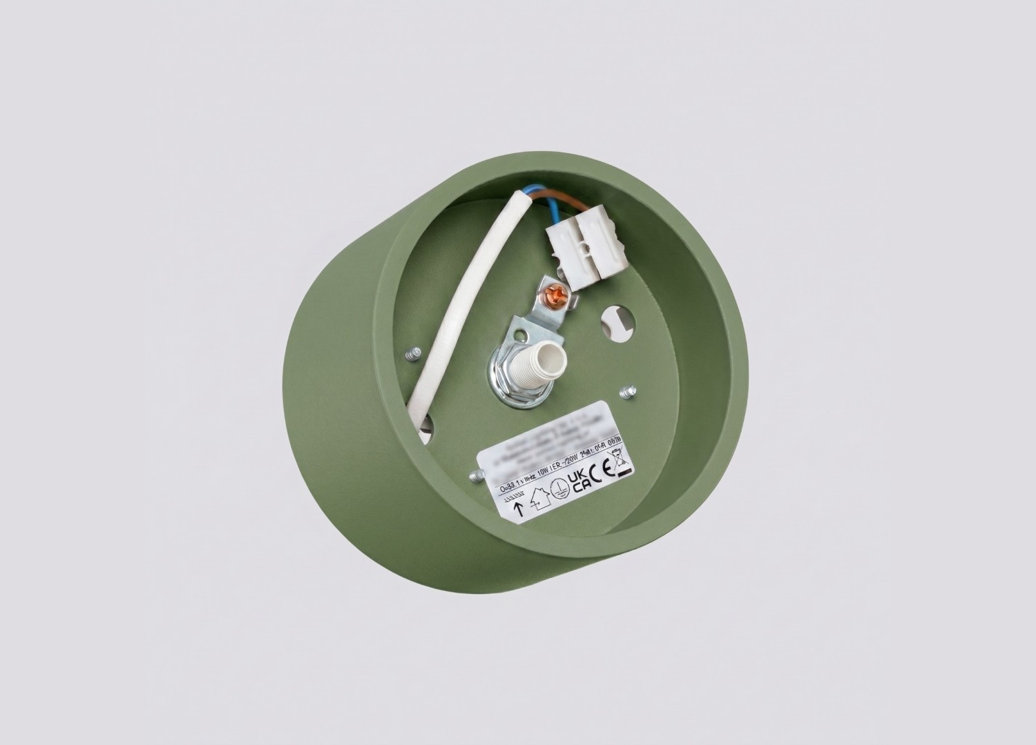 Plafonnier MODO 1 vert olive GX53 – vue complémentaire 7