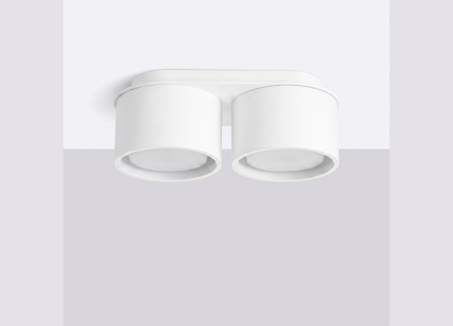 Plafonnier MODO 2 blanc GX53 – vue complémentaire 2