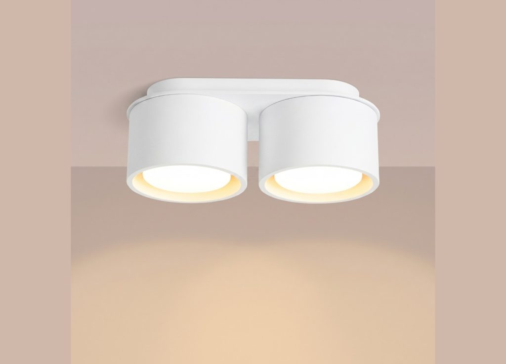 Plafonnier MODO 2 blanc GX53 – vue complémentaire 3