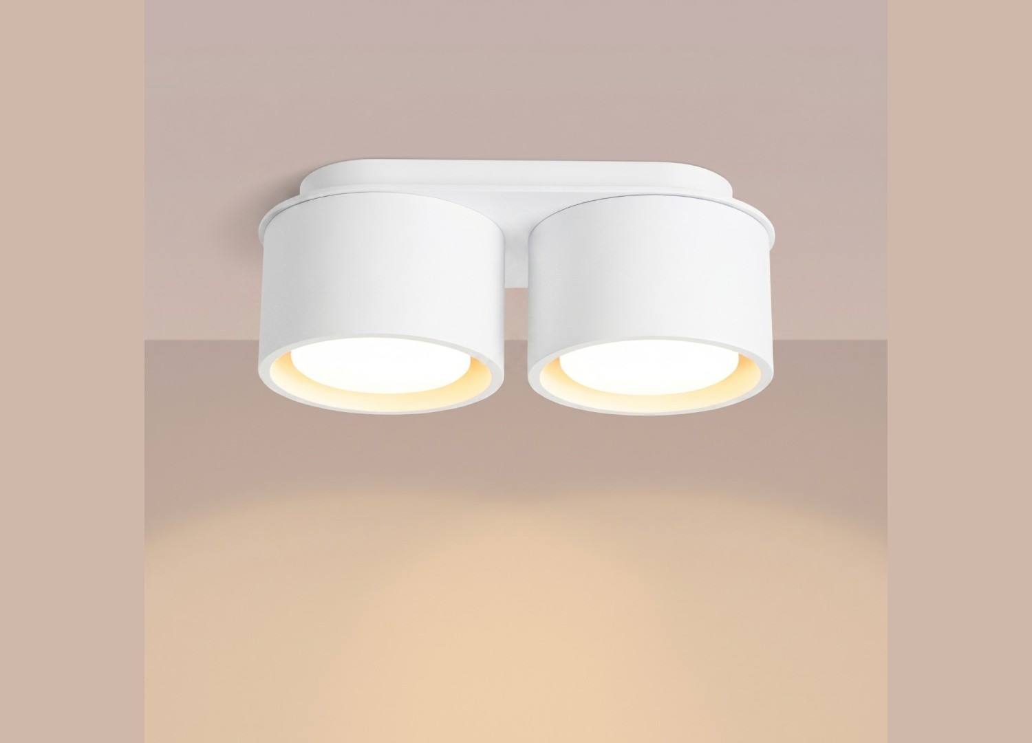 Plafonnier MODO 2 blanc GX53 – vue complémentaire 3