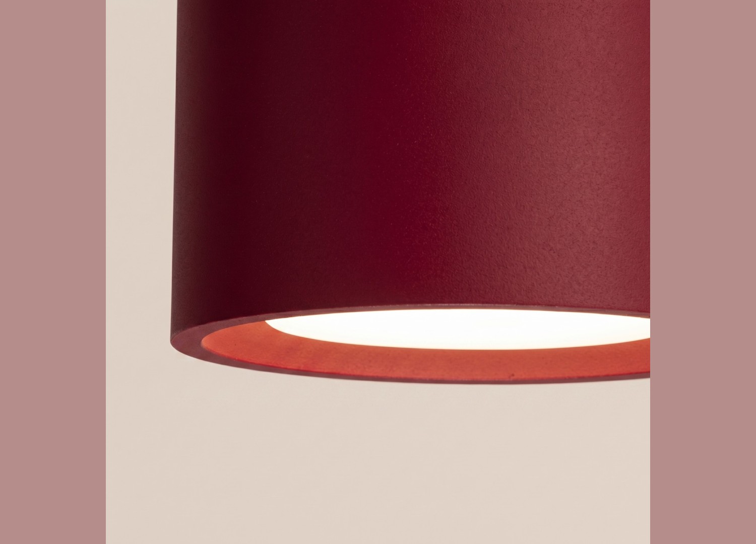 Plafonnier MODO 2 bordeaux GX53 – vue complémentaire 4
