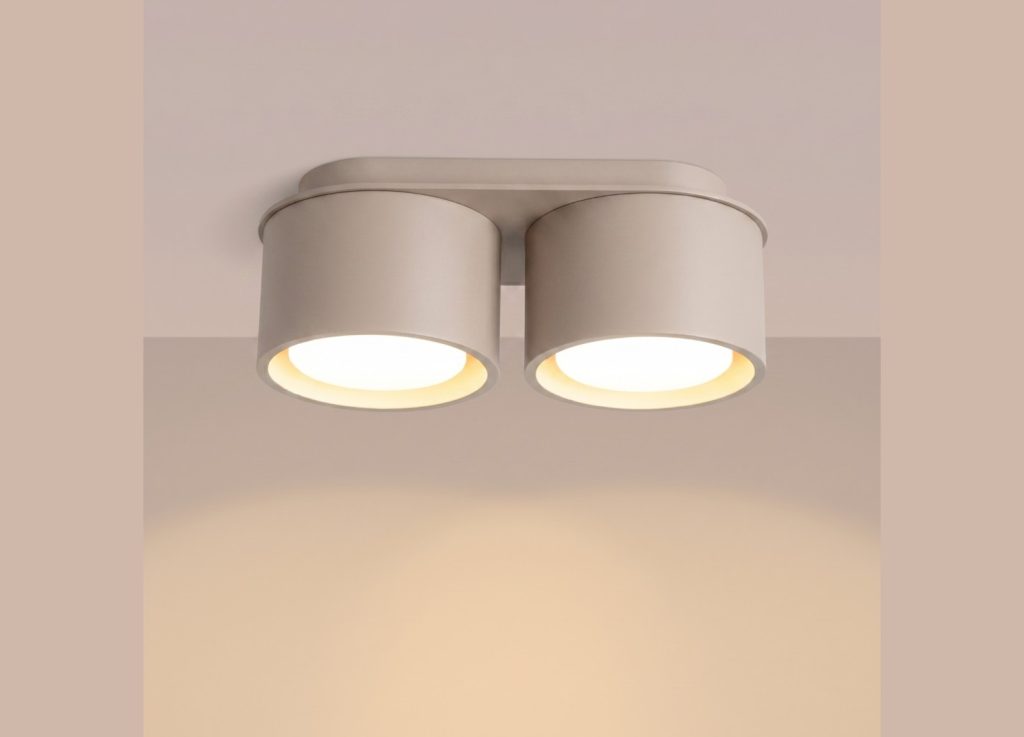 Plafonnier MODO 2 taupe GX53
