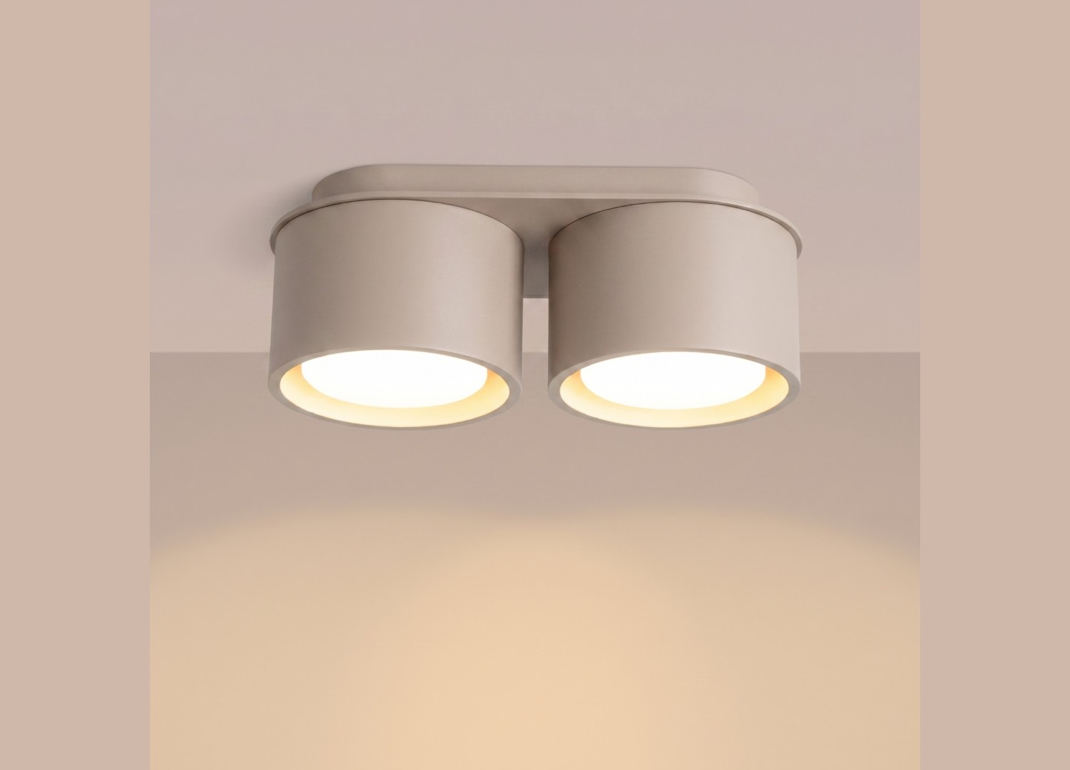 Plafonnier MODO 2 taupe GX53 – vue complémentaire 3