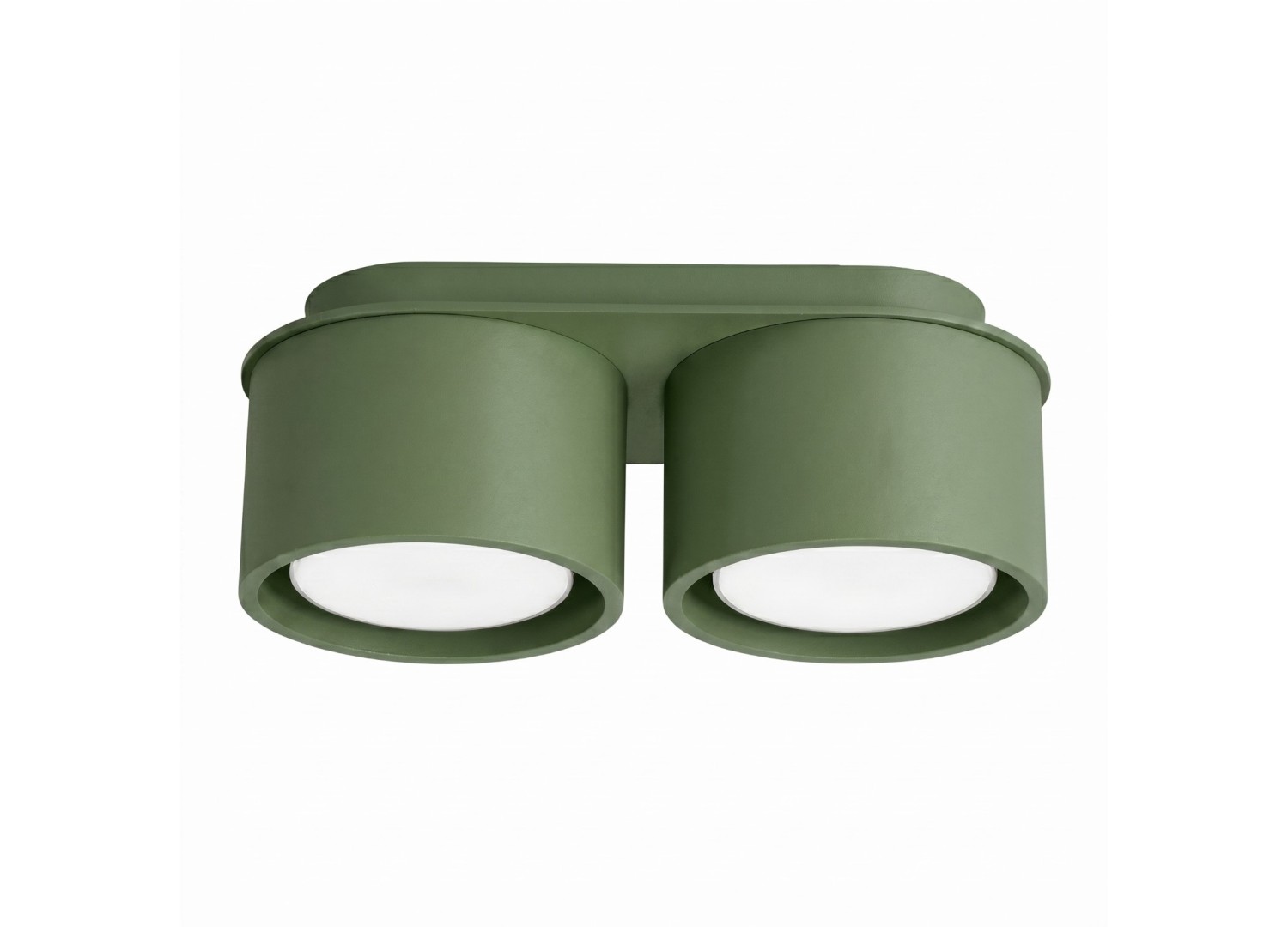 Plafonnier MODO 2 vert olive GX53