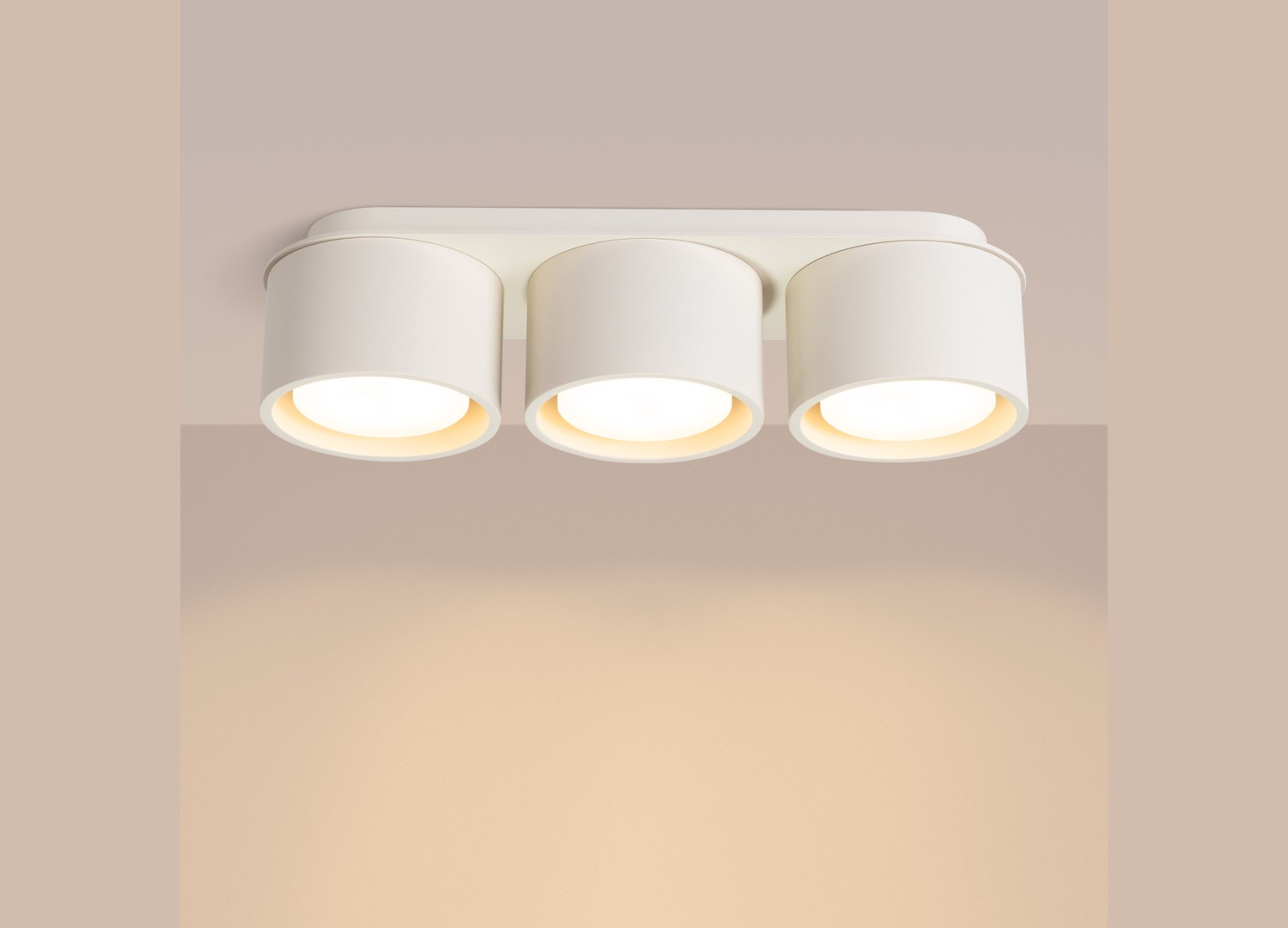 Plafonnier MODO 3 beige GX53 – vue complémentaire 3