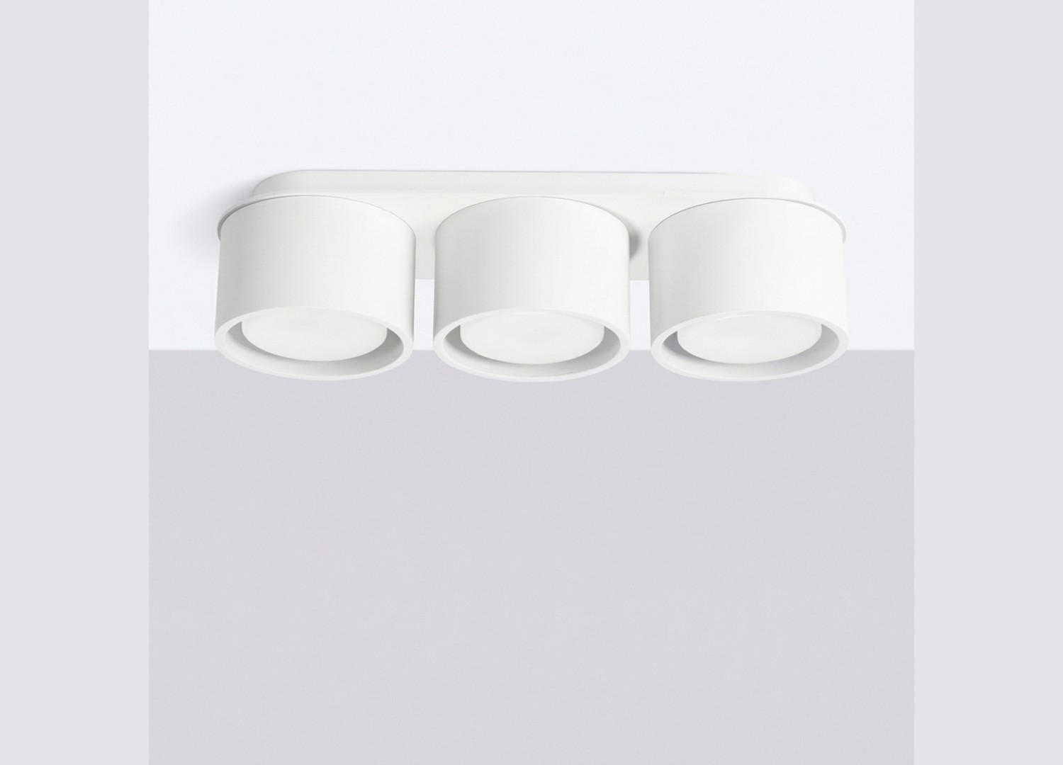 Plafonnier MODO 3 blanc GX53 – vue complémentaire 2