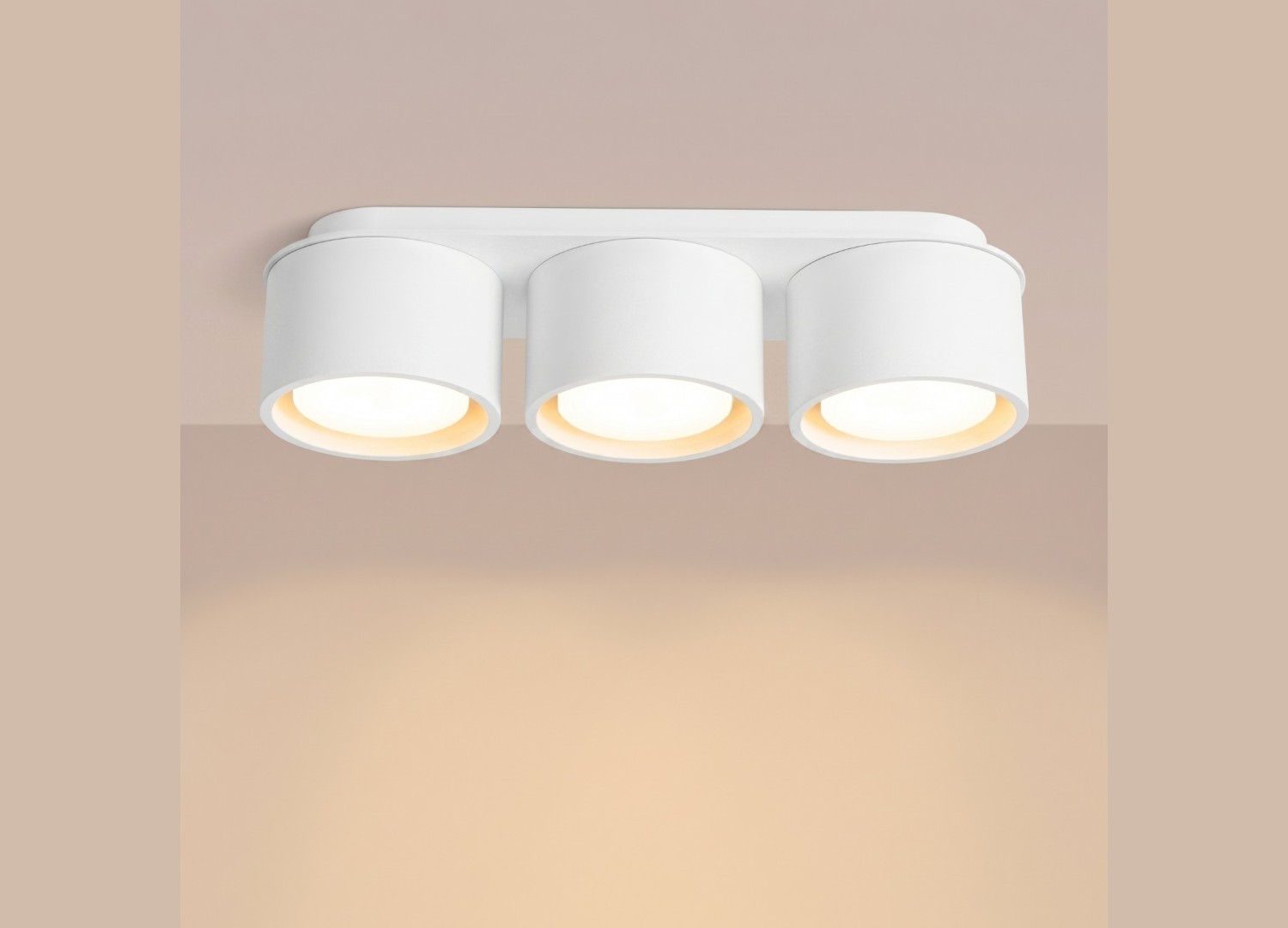 Plafonnier MODO 3 blanc GX53 – vue complémentaire 3