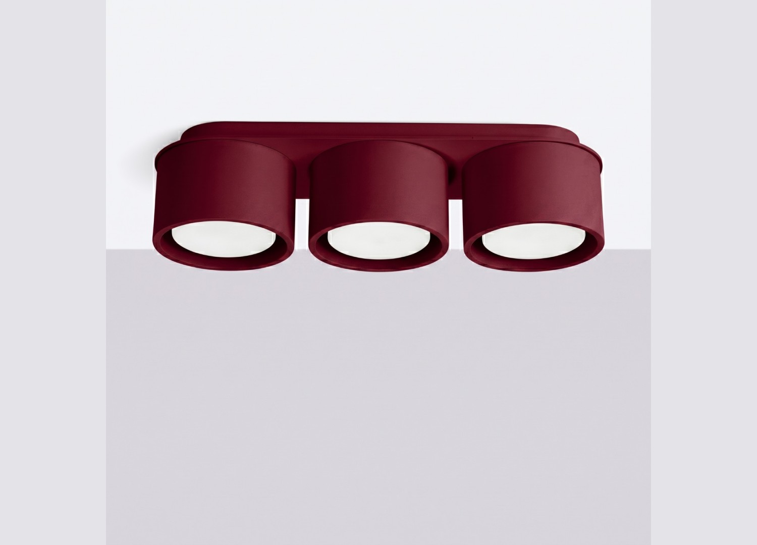 Plafonnier MODO 3 bordeaux GX53 – vue complémentaire 2