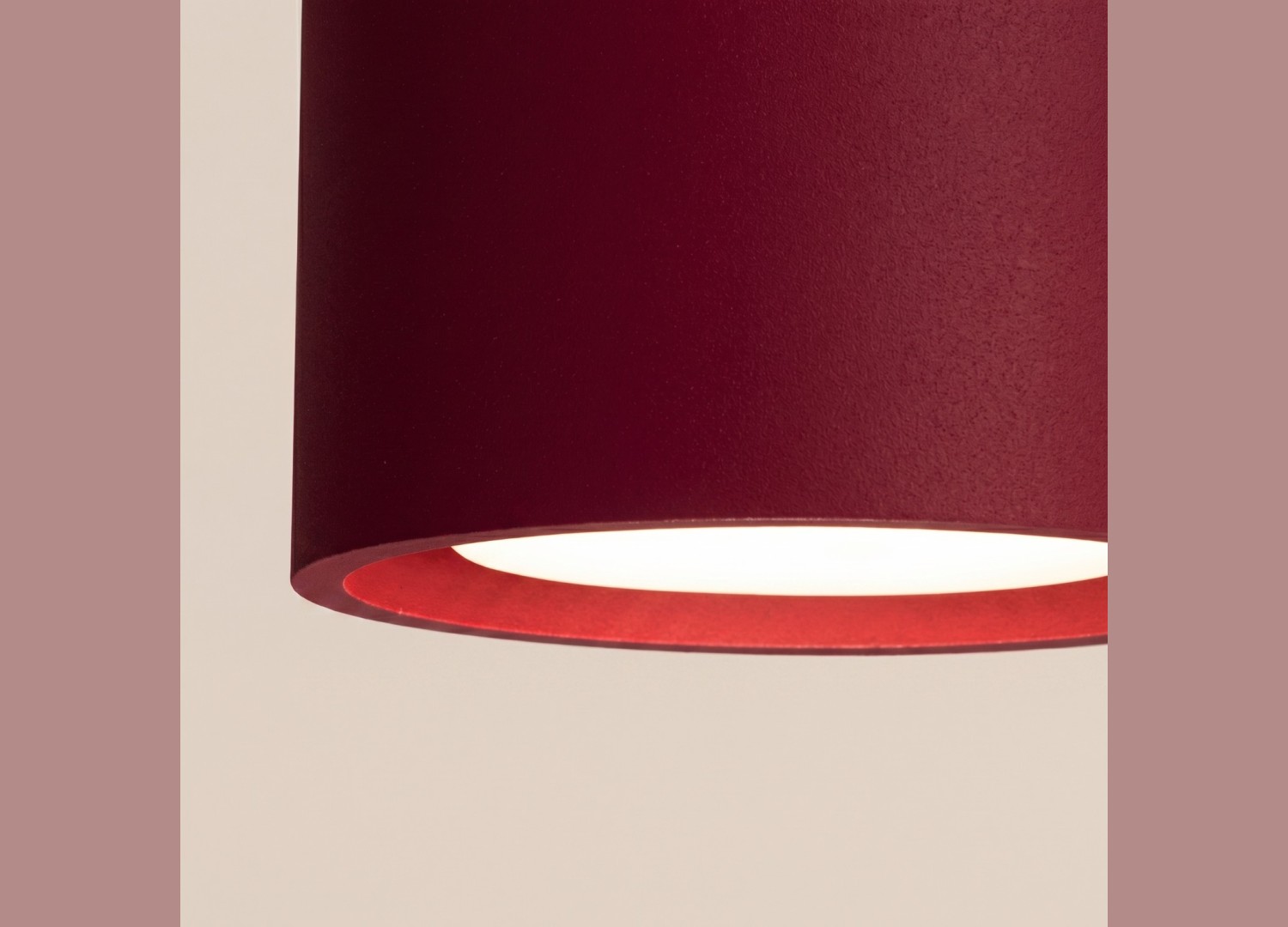 Plafonnier MODO 3 bordeaux GX53 – vue complémentaire 4