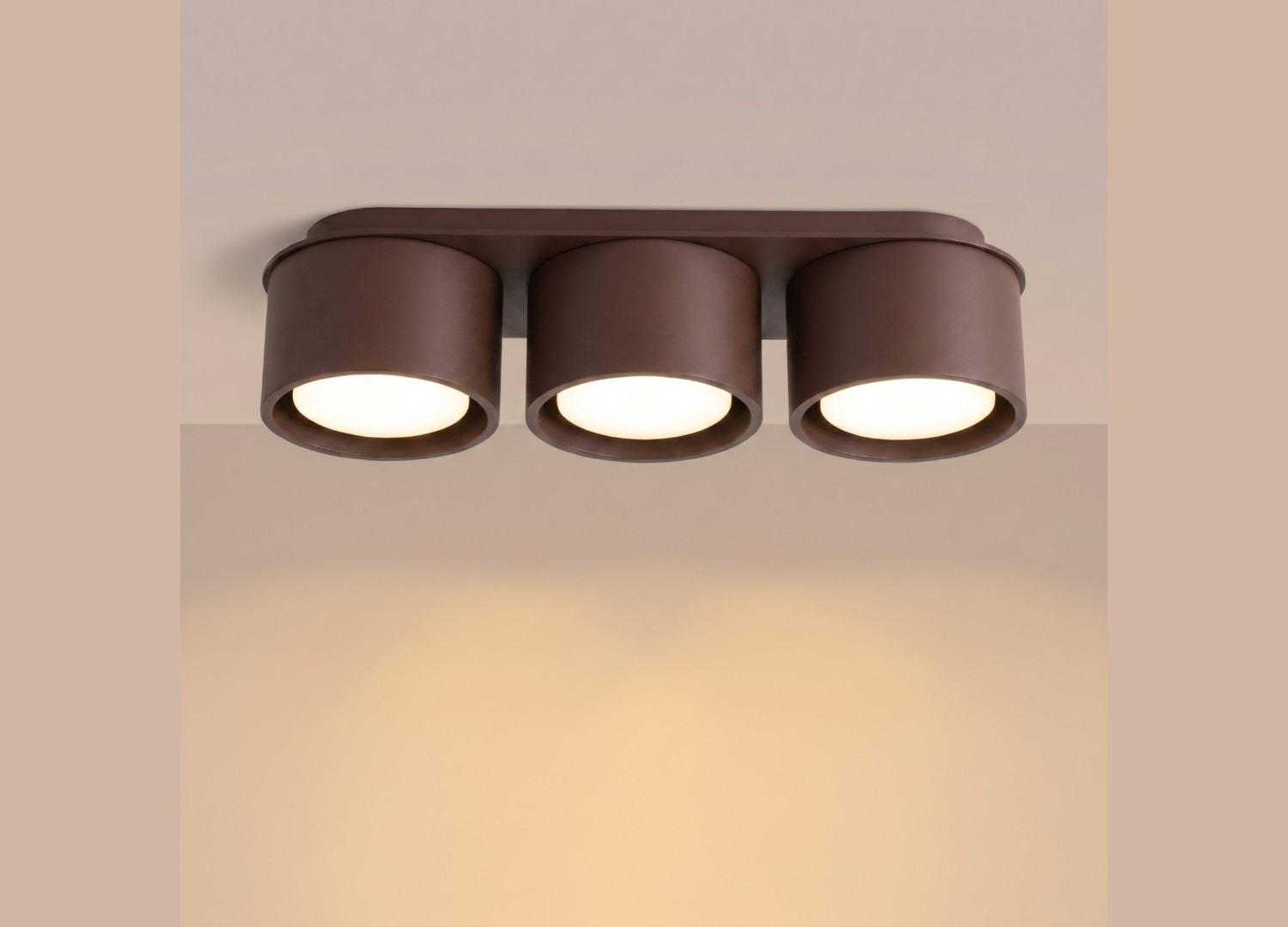 Plafonnier MODO 3 brun GX53 – vue complémentaire 3