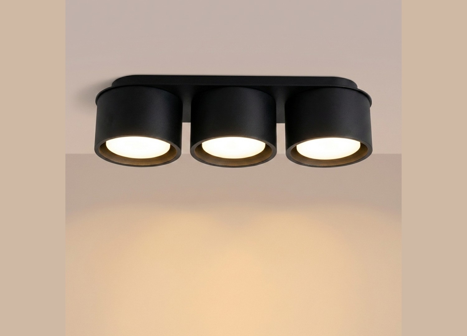 Plafonnier MODO 3 noir GX53 – vue complémentaire 3