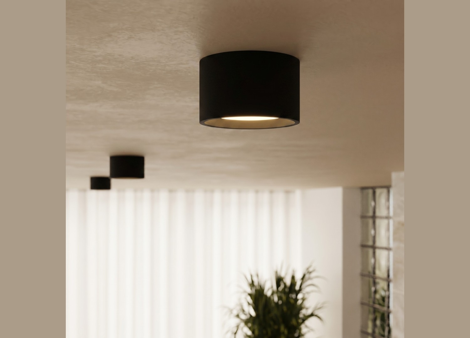 Plafonnier MODO 3 noir GX53 – vue complémentaire 10