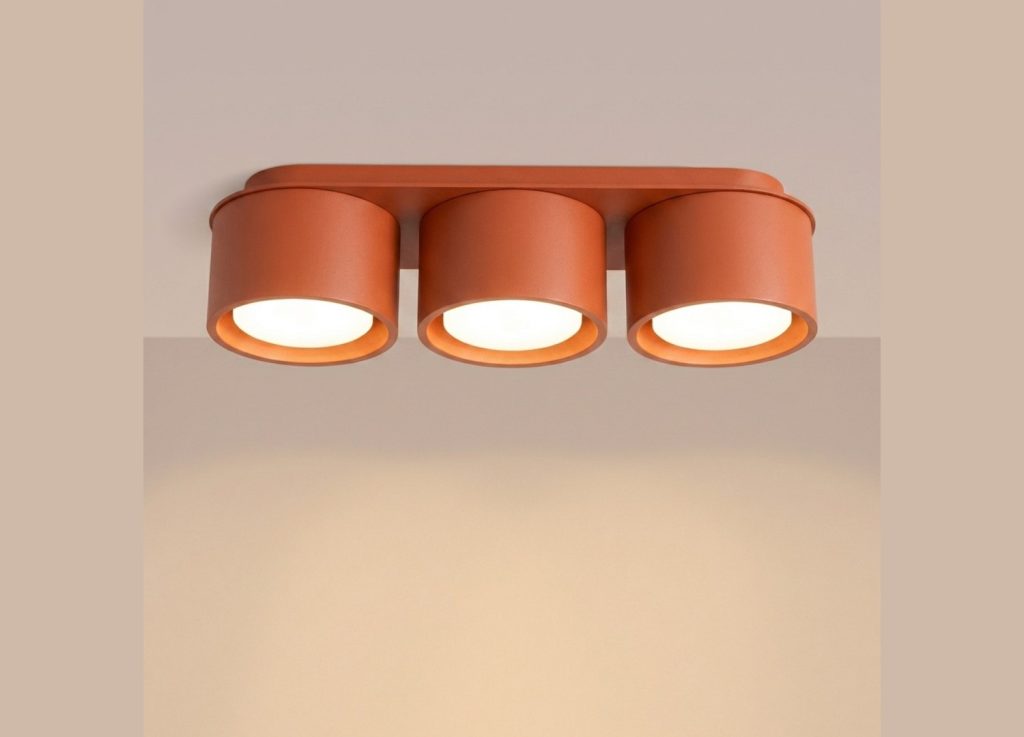 Plafonnier MODO 3 ocre rouge GX53 – vue complémentaire 3