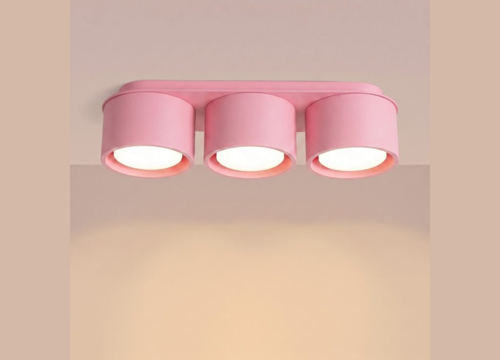Plafonnier MODO 3 rose GX53 – vue complémentaire 3