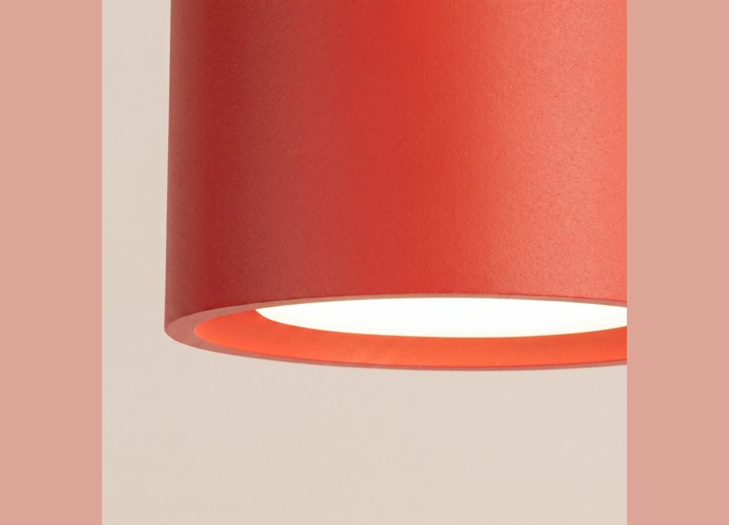 Plafonnier MODO 3 rouge GX53 – vue complémentaire 4