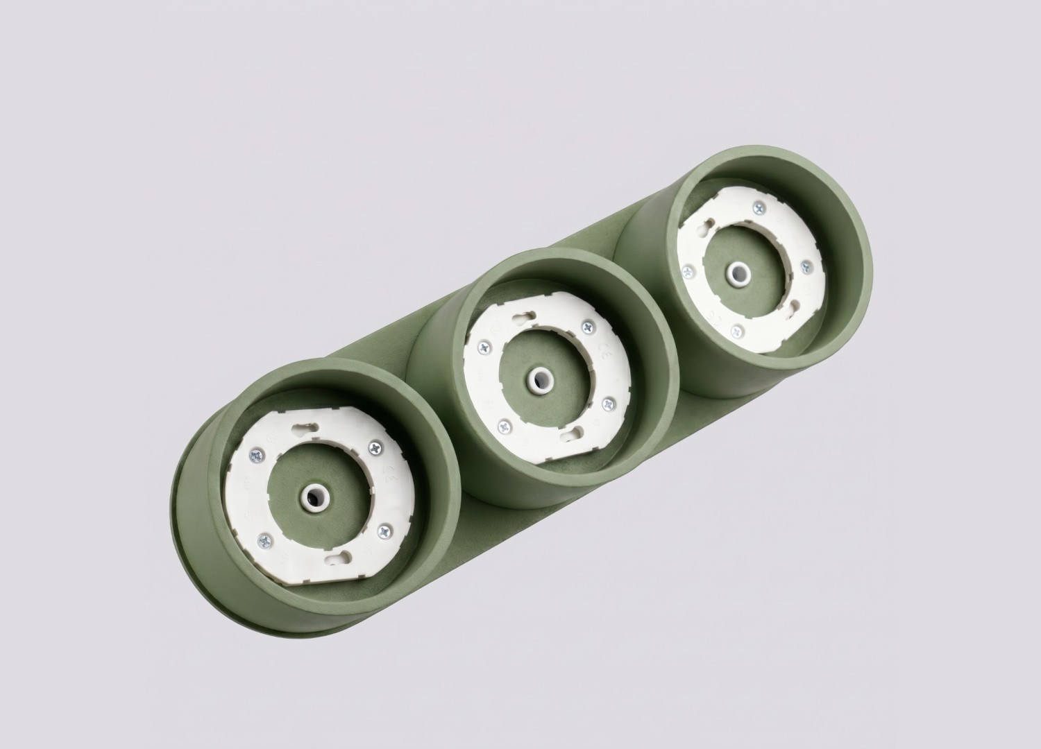 Plafonnier MODO 3 vert olive GX53 – vue complémentaire 6