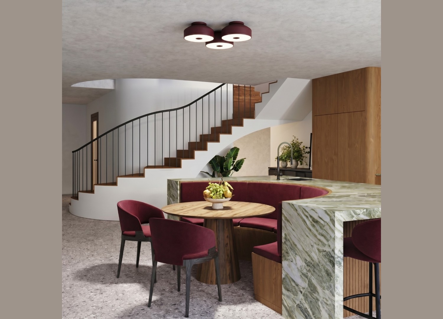 Plafonnier OMIQ bordeaux – vue complémentaire 10