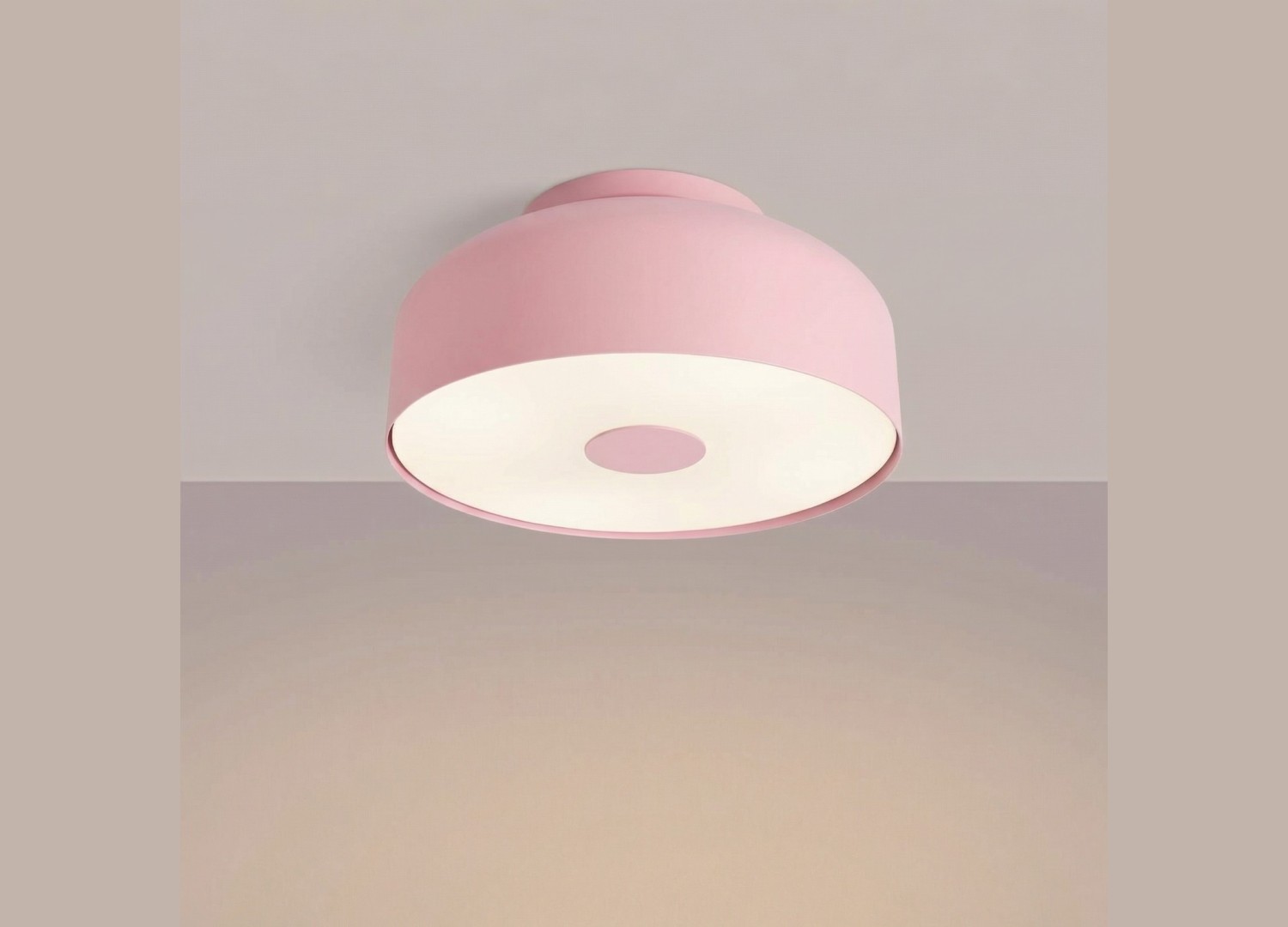 Plafonnier OMIQ rose – vue complémentaire 3