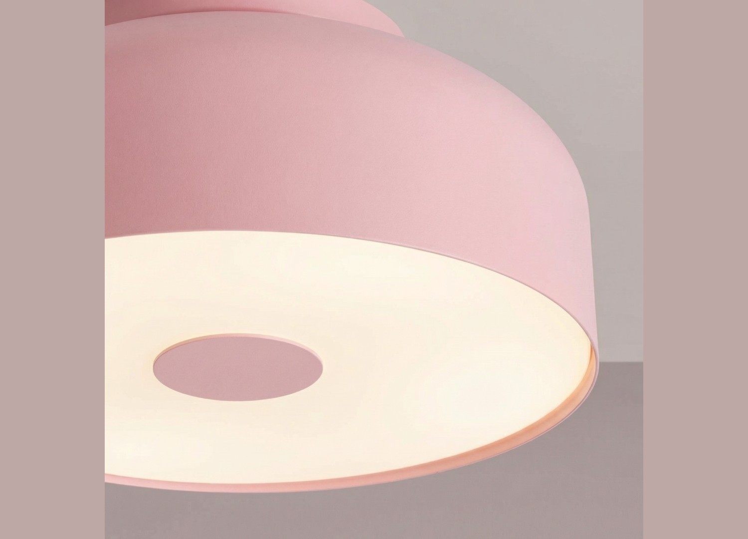Plafonnier OMIQ rose – vue complémentaire 4