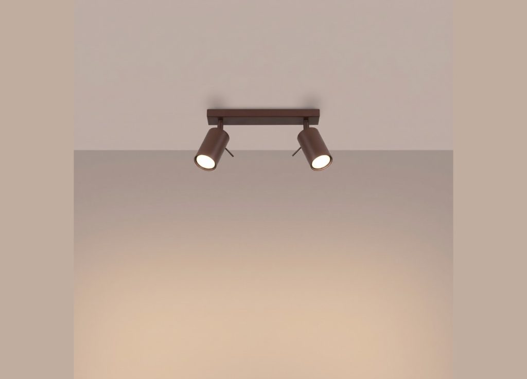 Plafonnier RING 2 brun