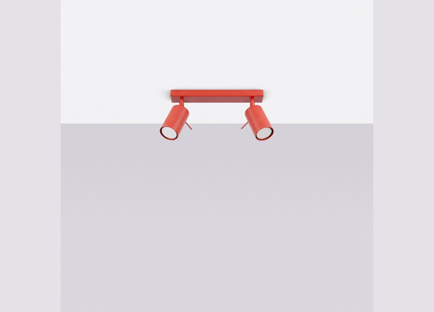 Plafonnier RING 2 rouge – vue complémentaire 2