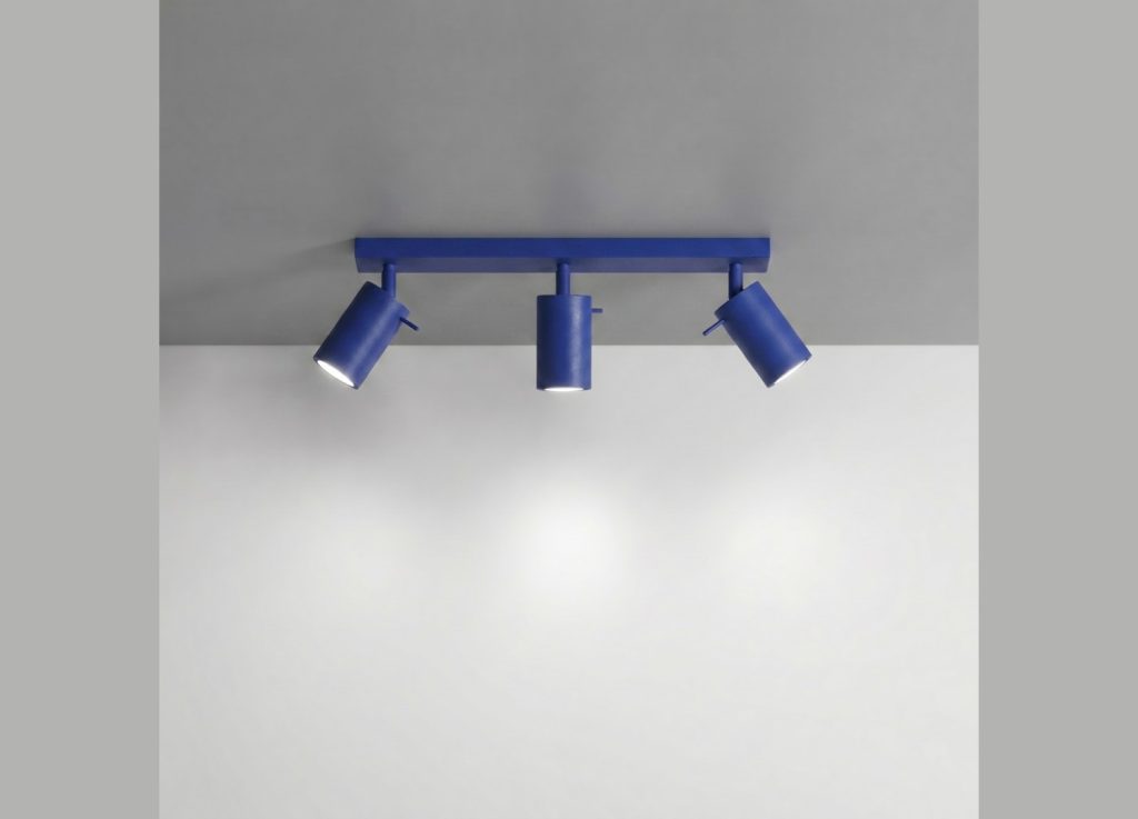 Plafonnier RING 3 bleu outremer