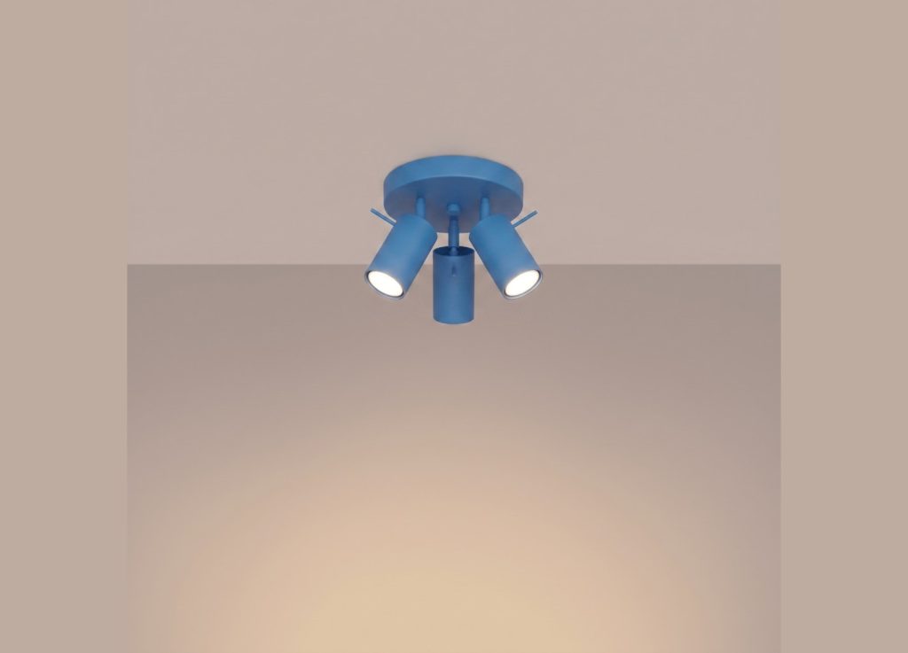 Plafonnier RING 3P azur
