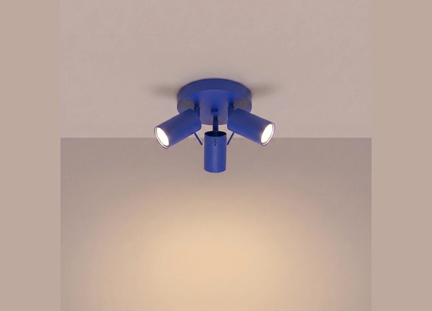 Plafonnier RING 3P bleu outremer – vue complémentaire 3