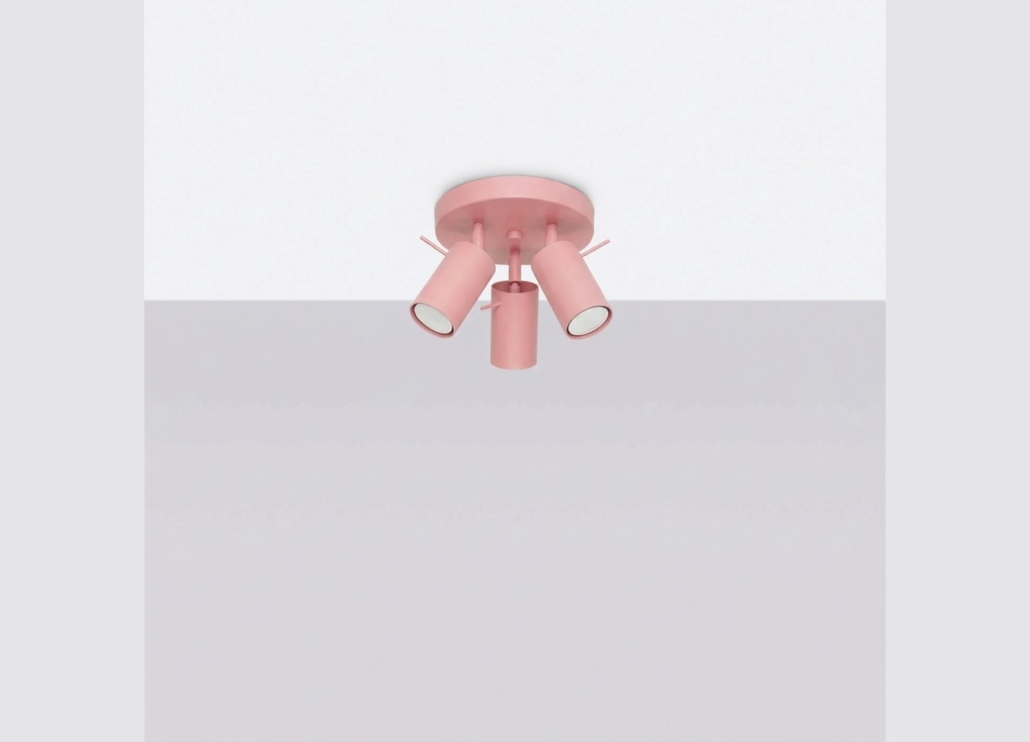Plafonnier RING 3P rose – vue complémentaire 2
