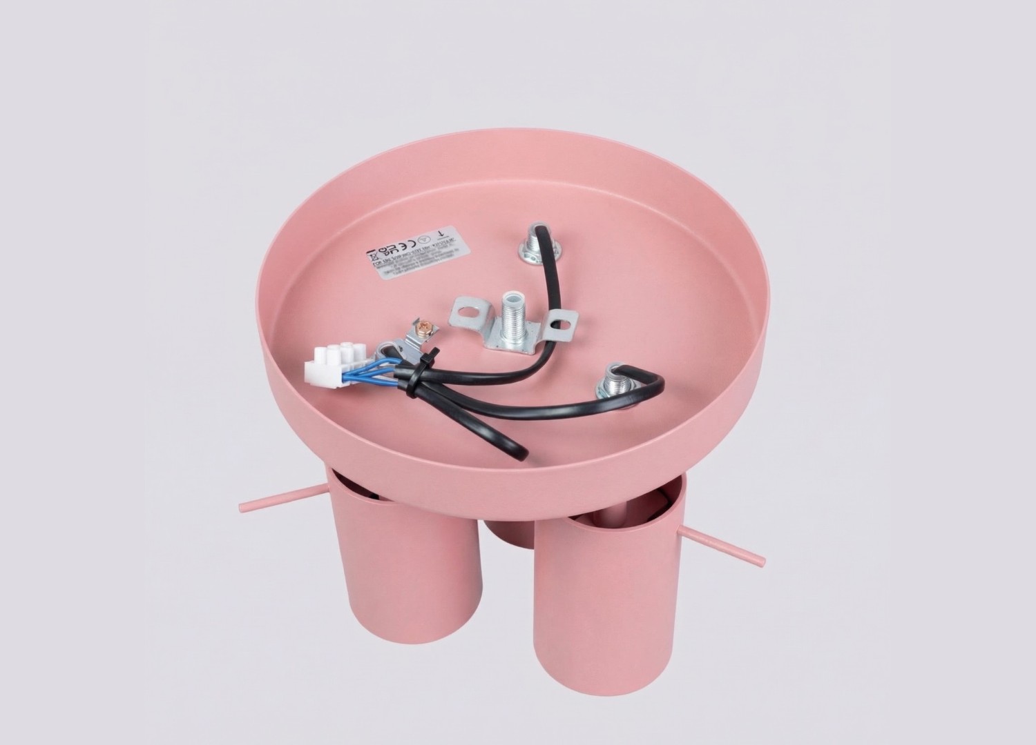Plafonnier RING 3P rose – vue complémentaire 4
