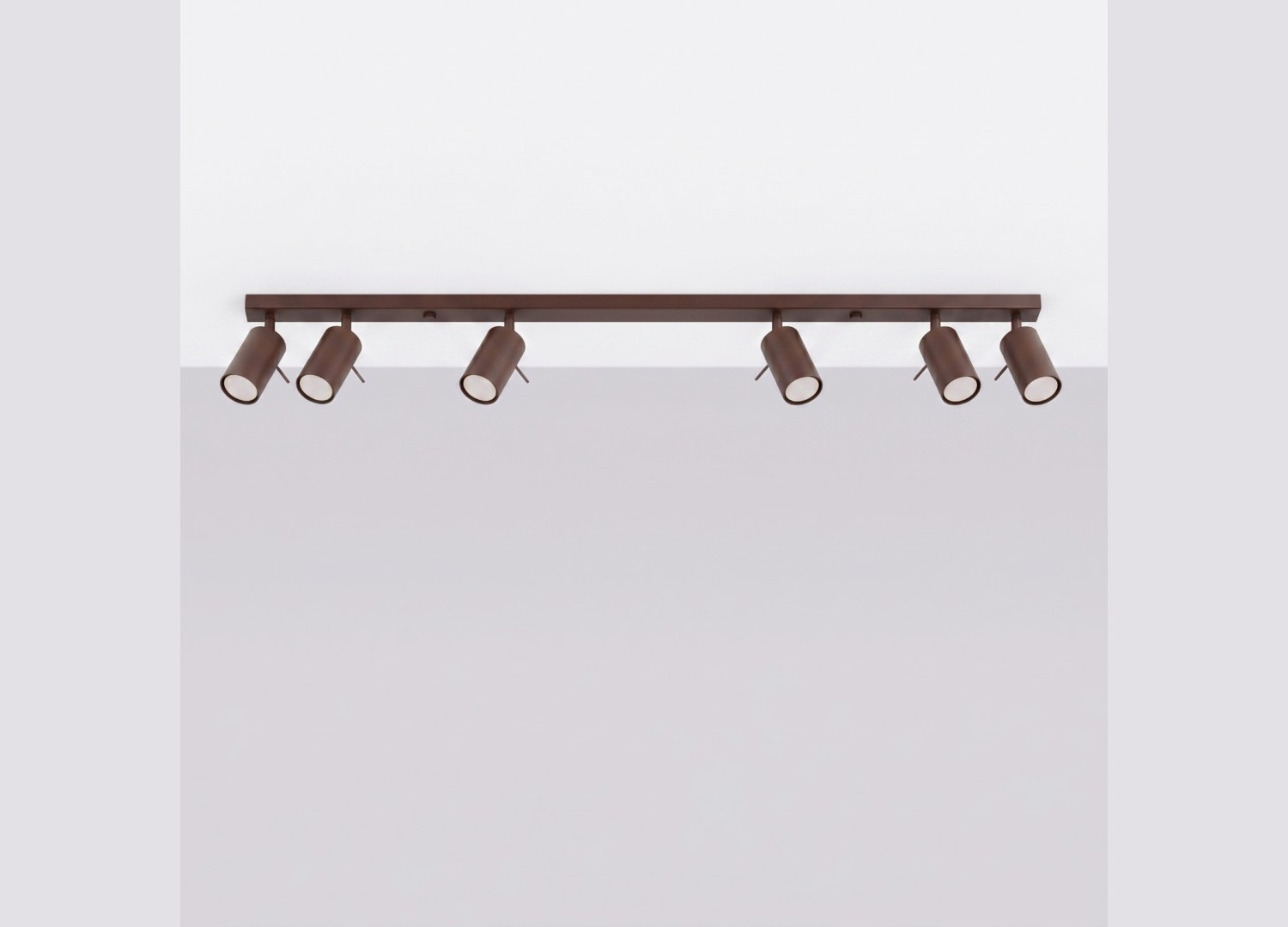 Plafonnier RING 6L brun – vue complémentaire 2