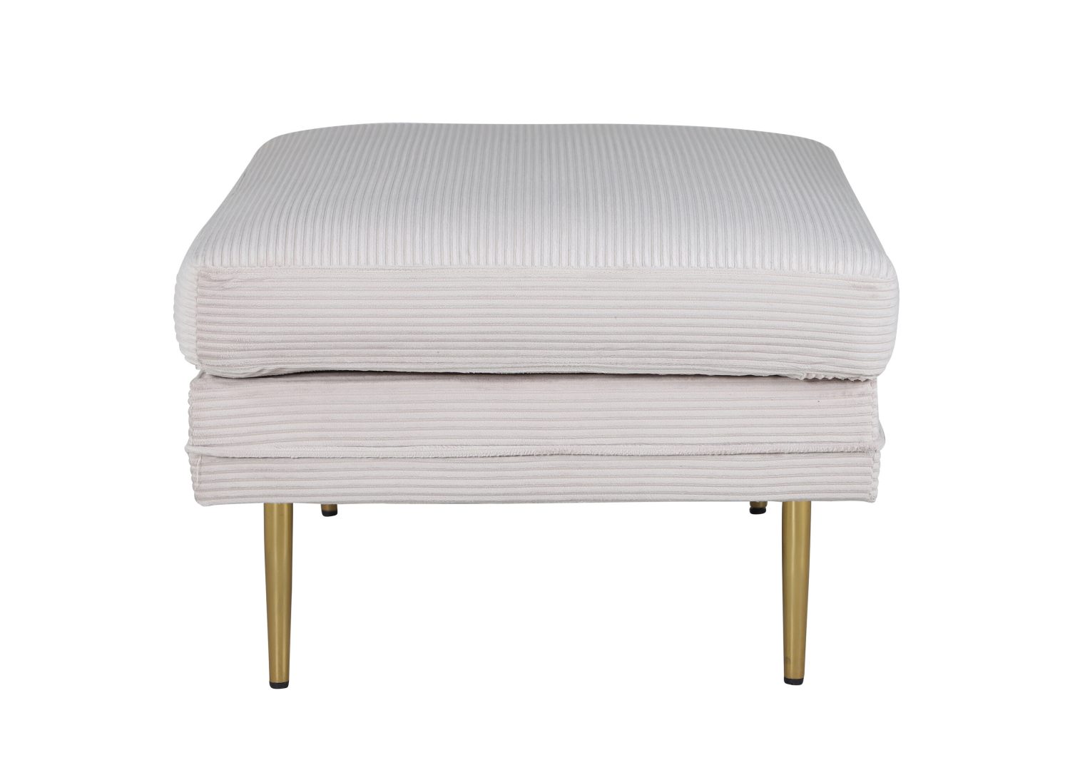 Détail du revêtement et des finitions du pouf Boom