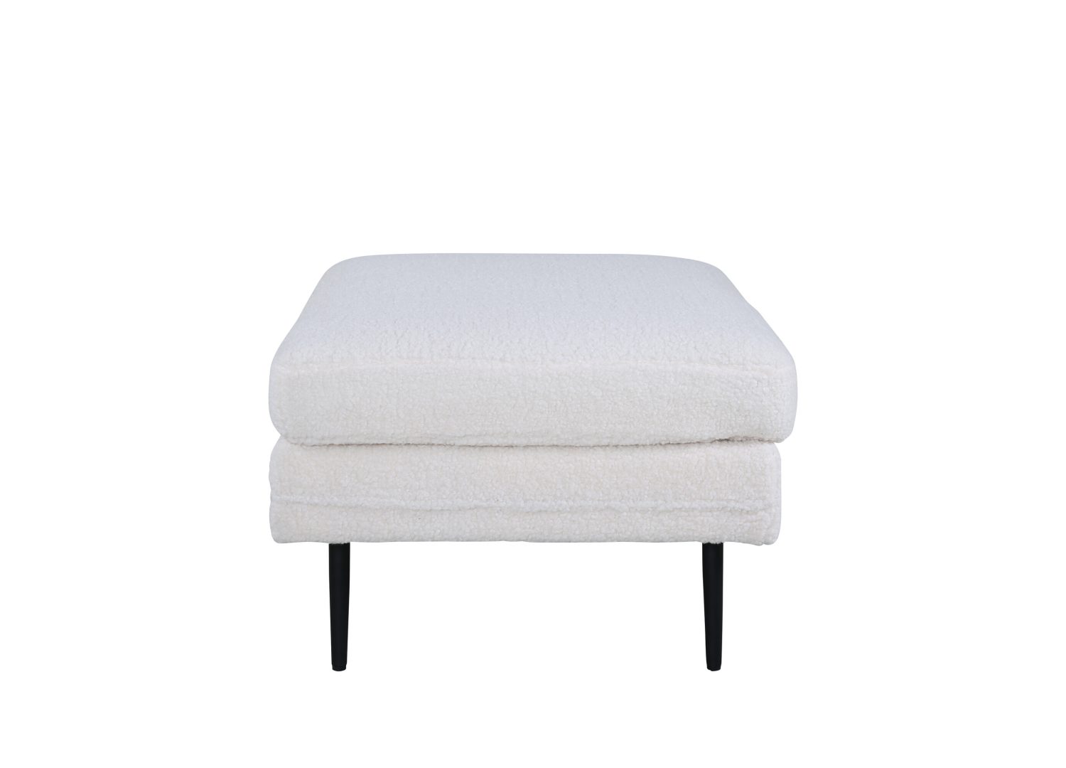 Détail du revêtement et des finitions du pouf Boom