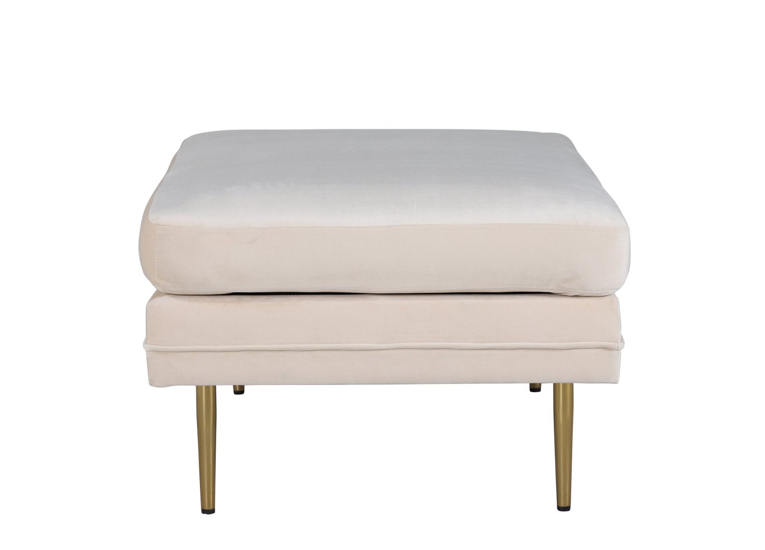 Détail du revêtement et des finitions du pouf Boom