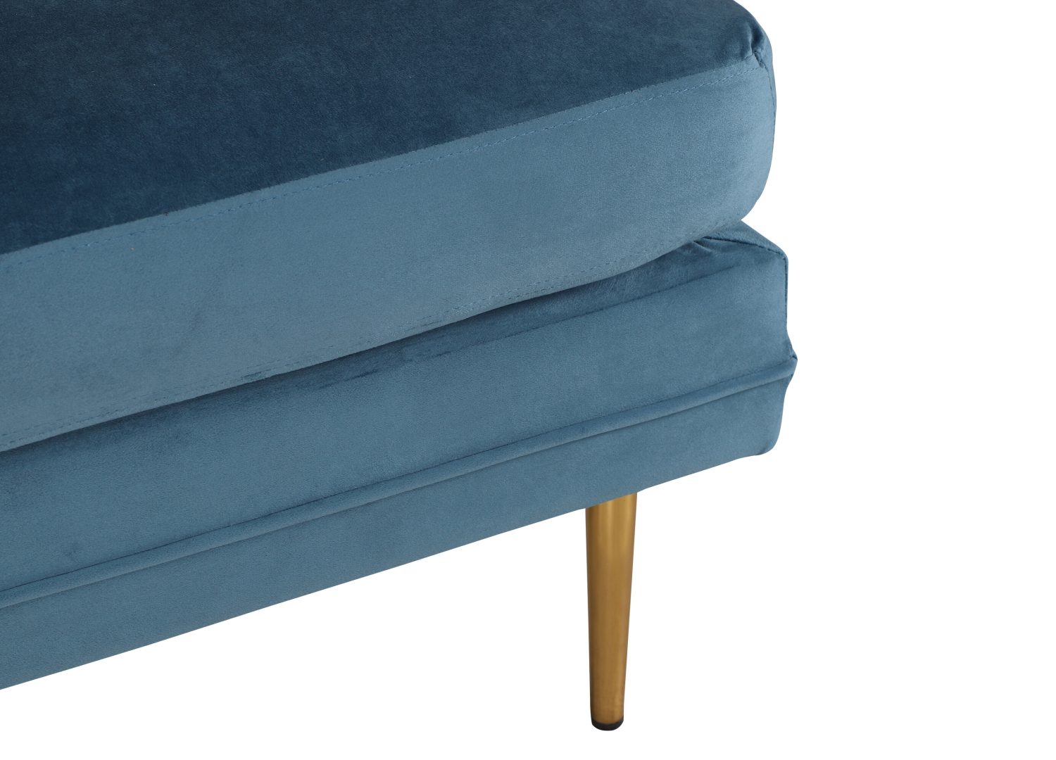 Vue produit du pouf Boom bleu