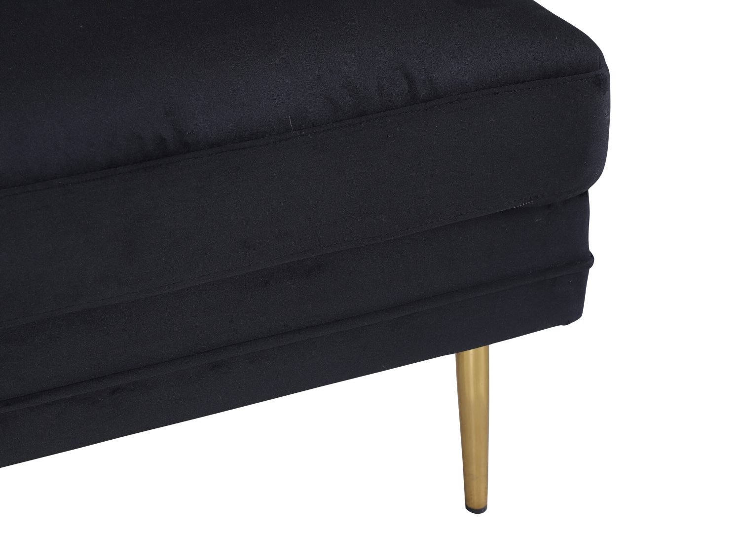 Vue produit du pouf Boom noir