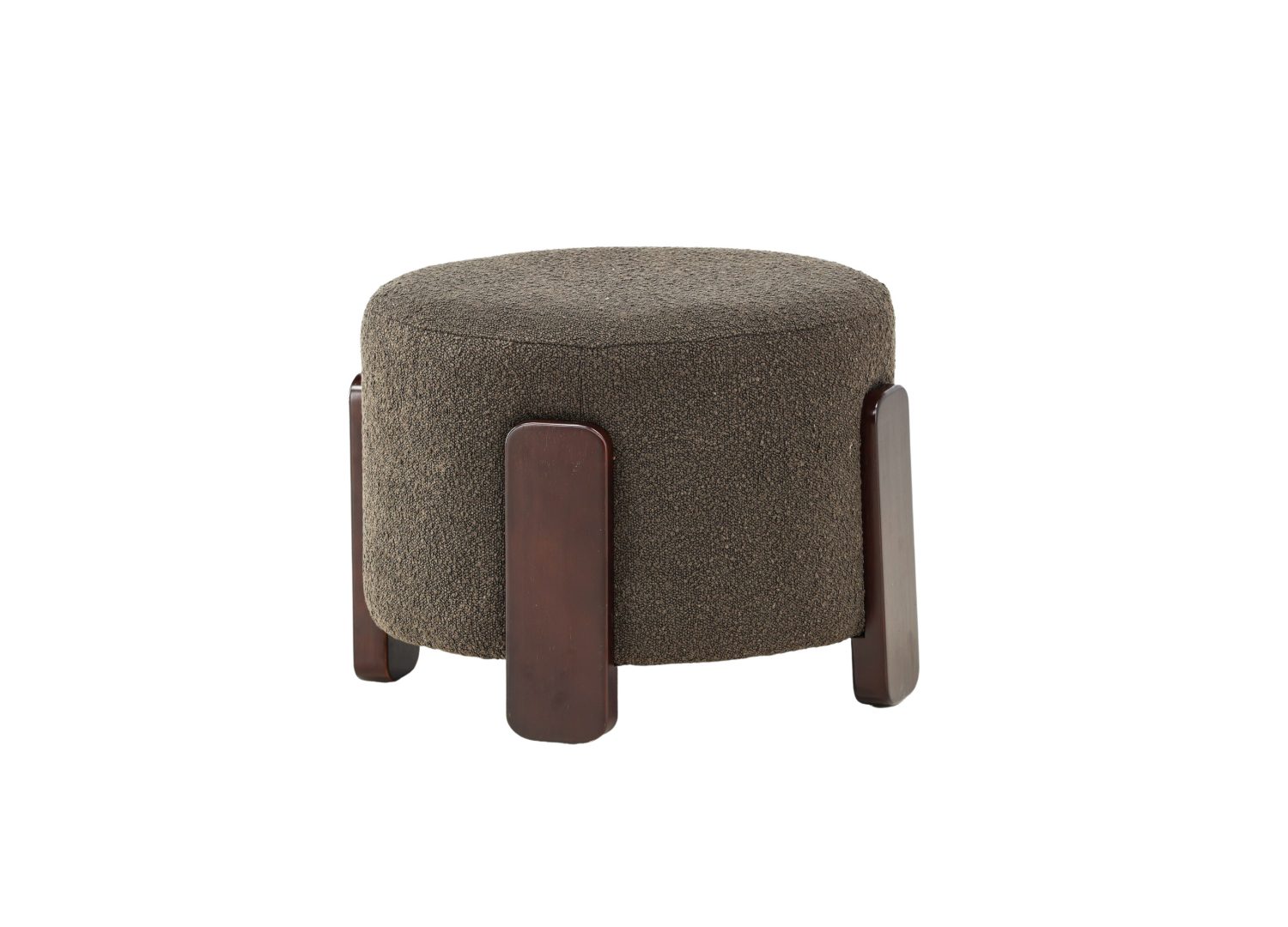 Détail du revêtement et des finitions du pouf Coffey