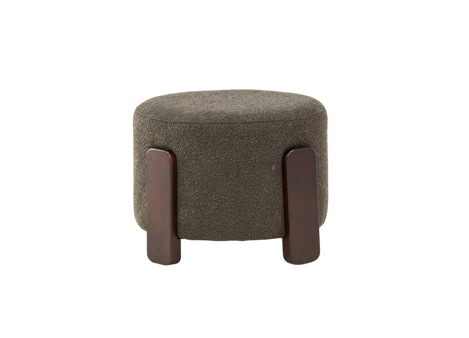 Vue produit du pouf Coffey gris foncé