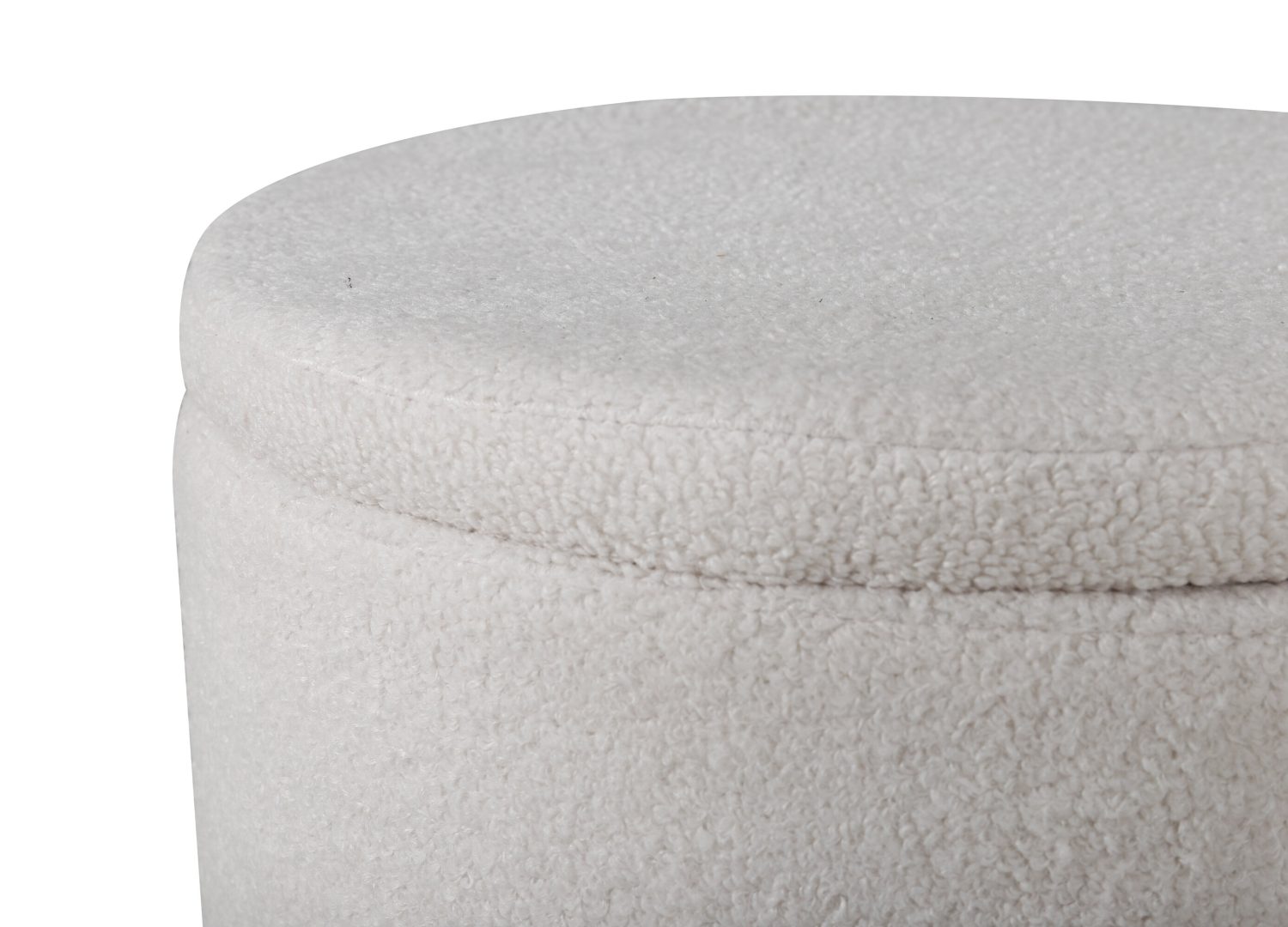 Vue produit du pouf Dunken blanc