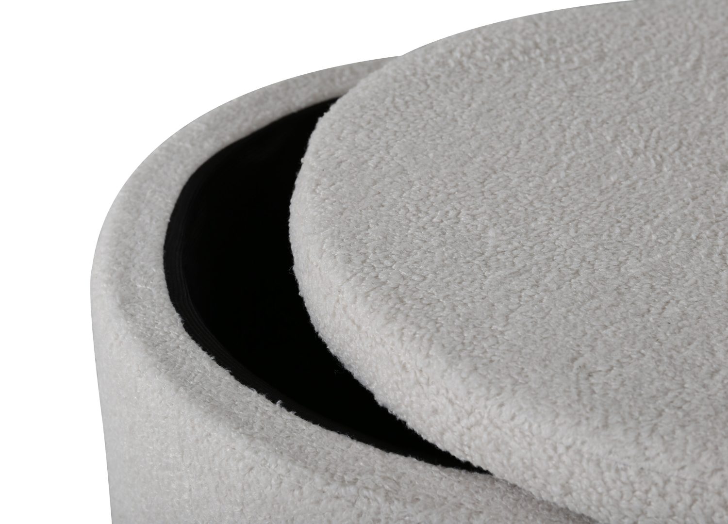 Détail de la silhouette du pouf Dunken