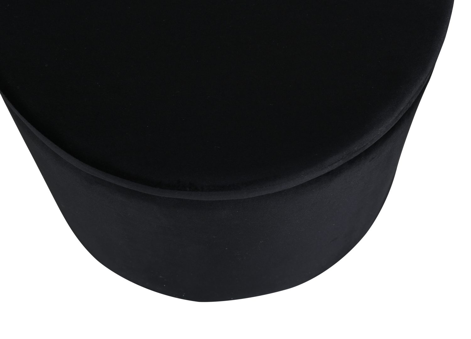 Vue produit du pouf Dunken noir